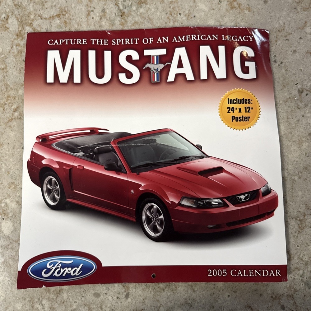 Official Ford‎ Mustang 2005 Calendar No Poster